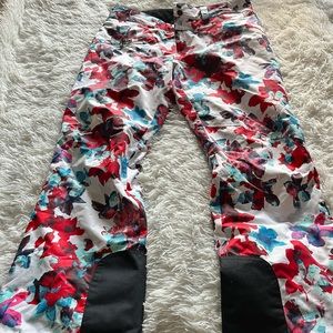 Flowered Snow Pants